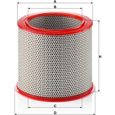 MANN-FILTER Vzduchový filtr MANN C23185 (MF C23185) – Hledejceny.cz