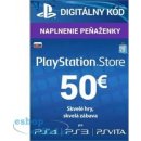 PlayStation dárková karta 50€