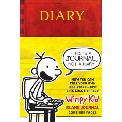Diary of a Wimpy Kid Blank Journal Kinney JeffPevná vazba – Hledejceny.cz
