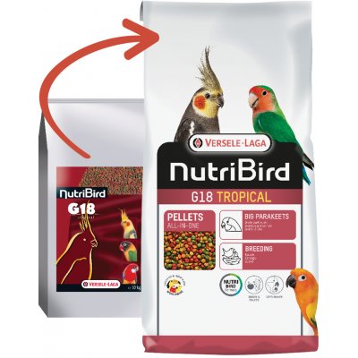 Versele-Laga NutriBird G18 Tropical 10 kg – Zboží Mobilmania