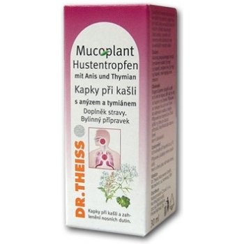 Mucoplant kapky s anýzem a tymiánem při kašli 30 ml