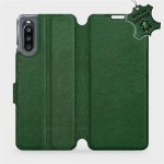 Mobiwear kožené flip Sony Xperia 10 IV - Zelené – Zboží Živě