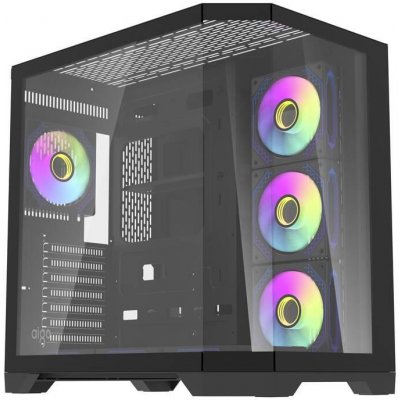 Darkflash FT418 PRO + 7 aRGB fans black – Sleviste.cz