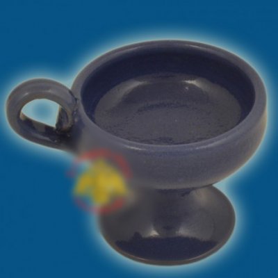 Keramická kadidelnice s ouškem (Modrá) – Zboží Dáma