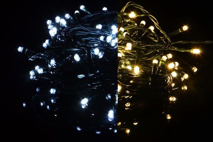 Nexos 39237 Vánoční světelný řetěz 200 LED 9 blikajících funkcí 19,9 m