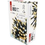 Emos D4AN01 LED vánoční řetěz blikající 8 m venkovní i vnitřní Teplá bílá Studená bílá bílá časovač – Zboží Mobilmania