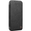 Pouzdro a kryt na mobilní telefon Apple Nillkin Qin Book Prop pro Apple iPhone 16 Classic Black 6902048281950