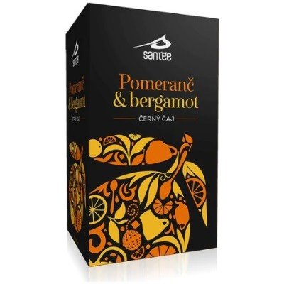 Pauwex Walachian Tea Čaj SANTÉE ČERNÝ ČAJ POMERANČ & BERGAMOT 35 g – Hledejceny.cz