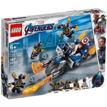 LEGO® Super Heroes 76123 Captain America: útok Outridů