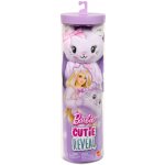 Mattel Barbie Cutie Reveal sladké mašle fialové kotě – Hledejceny.cz
