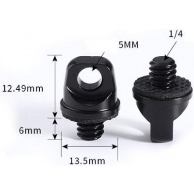 Stablecam 1/4palcový šroub a háček (Black) 1DJ6556 – Zboží Mobilmania