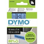 Dymo 45016 černý tisk/modrý podklad, 7m, 12mm – Sleviste.cz