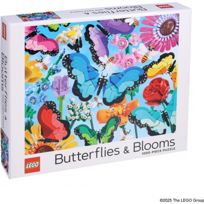 CHRONICLE BOOKS LEGO® Motýli a Květy 1000 dílků – Zboží Mobilmania