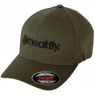 Meatfly Brand Flexfit K Olive