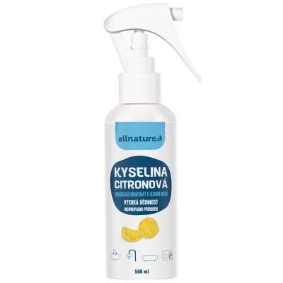 Allnature Kyselina citronová ve spreji 500 ml – Zbozi.Blesk.cz