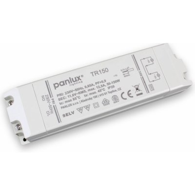 Transformátor elektronický Panlux TR150 50-150W 12VAC – Sleviste.cz
