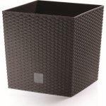 Prosperplast Rato low květináč 17 cm čokoláda – Hledejceny.cz