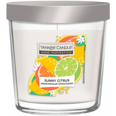 Yankee Candle Vonná svíčka ve skle Home Inspiration Sunny Citrus, 200 g – Hledejceny.cz