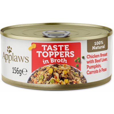 Applaws Dog Taste Toppers Broth Kuře s játry 156 g – Hledejceny.cz