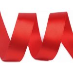 Atlasová stuha šíře 25 mm Varianta: 26 červená, Balení: 22.5 m – Hledejceny.cz