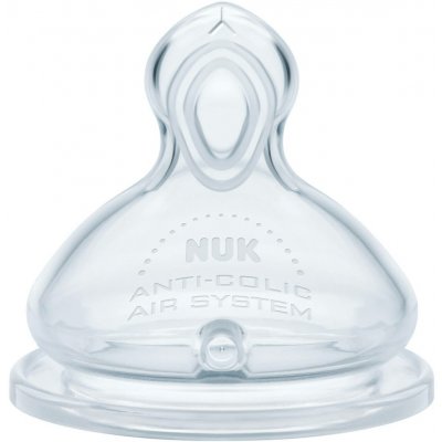 NUK First Choice savička velikost Flow control 6m+ natural 2 ks – Hledejceny.cz