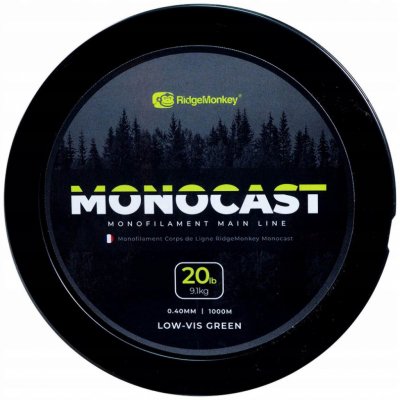 RidgeMonkey MonoCast Monofilament 1000m 0,40mm 9,1kg – Hledejceny.cz