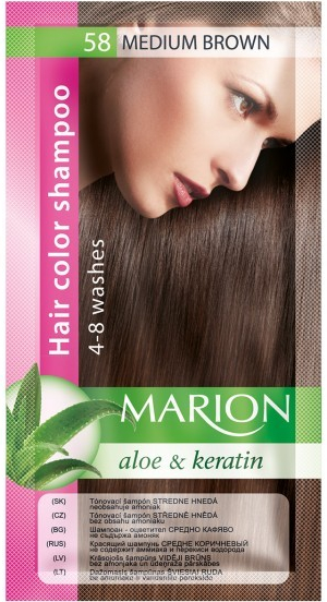 Marion tónovací šampon 58 středně hnědá 40 ml