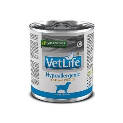 Farmina Vet Life Natural Diet Dog Hypoallergenic Fish & Potato 300 g - konzerva pro dospělé psy s rybou a brambory