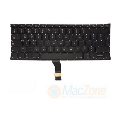 Klávesnice pro Apple MacBook AIR 13" A1369 / A1466 , UK rozložení kláves, zahnutý enter, bez podsvitu – Zbozi.Blesk.cz