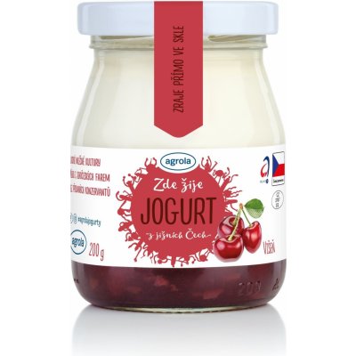 Agrola Jogurt višeň 200 g – Zboží Mobilmania