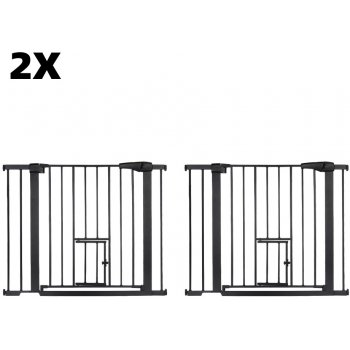 COMOMY Dveřní bezpečnostní brána Stair Guard 74-103 cm široká černá