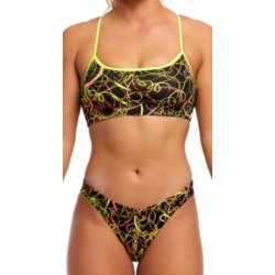 Funkita Whip Lash Ladies Swim Crop Top and Hipster Brief