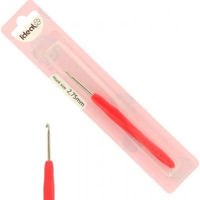 Háček s pogumovanou ručkou 2,75mm oranžový – Sleviste.cz