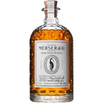 Merser & Co Merser Double Barrel Rum 43,1% 0,7 l (holá láhev)