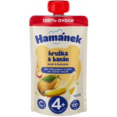Hamánek kapsička Hruška a banán 100 g – Zboží Dáma