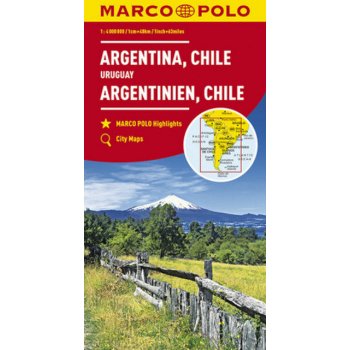 MARCO POLO Kontinentalkarte Argentinien Chile 1:4 000 000