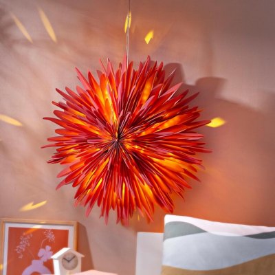 Weltbild LED dekorace Květ Dahlia červená 60 cm – Hledejceny.cz