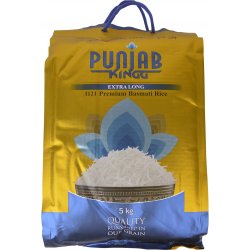 Punjab King Premium Rýže Basmati 5000 g rýže - Nejlepší Ceny.cz