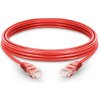 síťový kabel PremiumCord sputp002R patch UTP RJ45-RJ45 level 5e, 0,25m, červený
