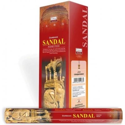 Darshan Vonné tyčinky Sandal Hexa Santalové dřevo 20 ks – Hledejceny.cz