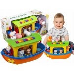 Kiddieland Noemova archa Activity se zvukem hudbou a zvířátky pro děti 31880 barevná – Hledejceny.cz