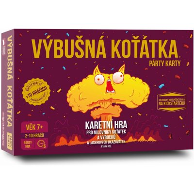 Exploding Kittens Výbušná koťátka: Párty karty – Hledejceny.cz