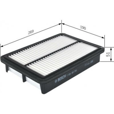 Vzduchový filtr BOSCH F 026 400 530 – Hledejceny.cz