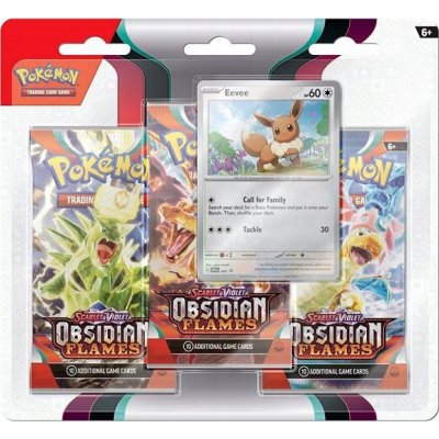 Pokémon TCG Obsidian Flames 3 Pack Blister booster – Sleviste.cz