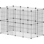 PawHut Venkovní výběh pro králíky černá 120 x 60 x 80 cm – Hledejceny.cz