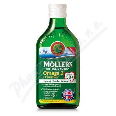 Mollers Omega 3 D+ Citron 250 ml – Hledejceny.cz