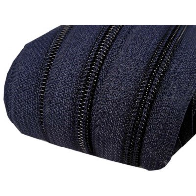 Zip spirálový 5 mm metráž pro jezdce typu POL 330 modrá tmavá – Hledejceny.cz