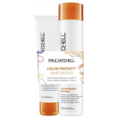 Paul Mitchell Color Protect Duo Set Šampon 300 ml + intenzivní ošetření 150 ml – Zboží Mobilmania