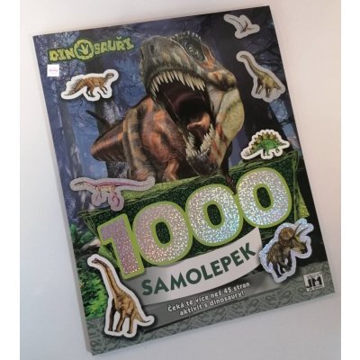 1000 samolepek s aktivitami Dinosauři