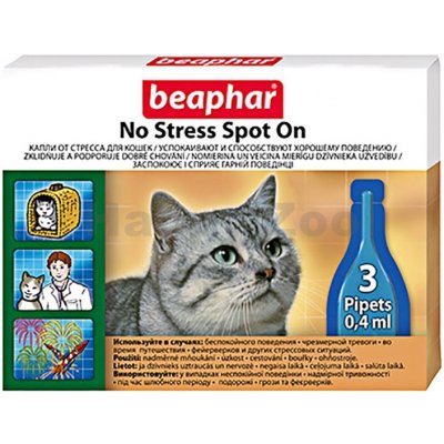 BEAPHAR Cat No Stress Spot On 3x04,ml – Zboží Mobilmania